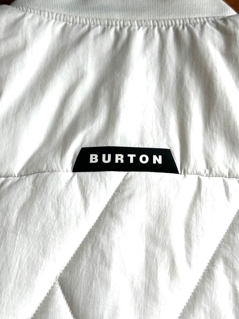 【春】Burton バートン　ホワイト　シンセティック ジャケット