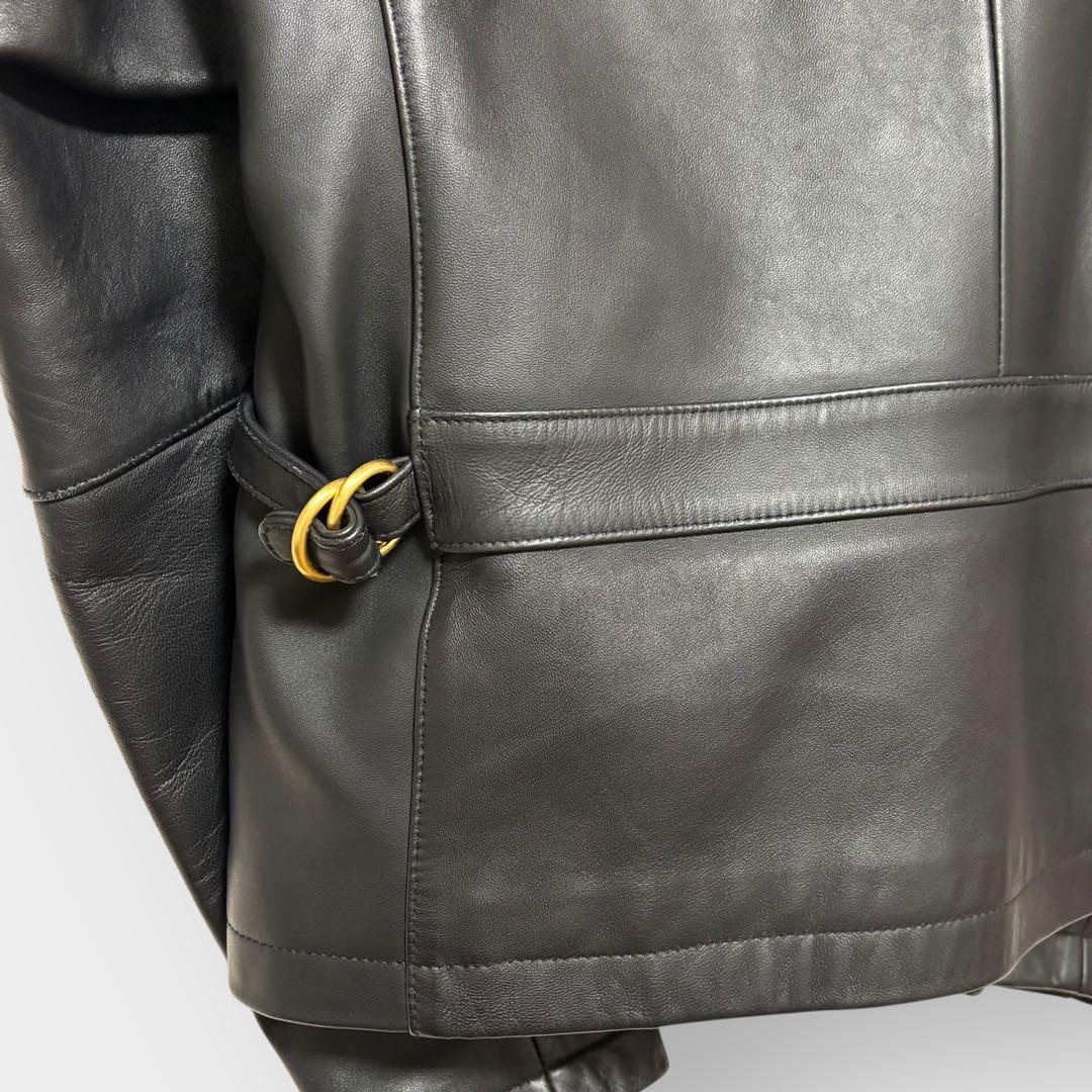 Schott レザースポーツジャケット L 黒