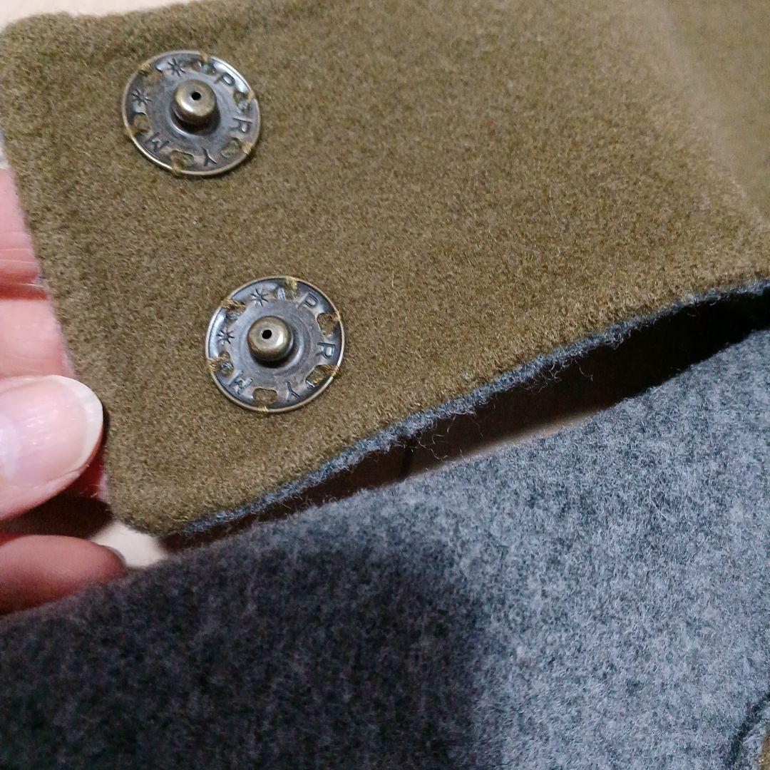 SWINSWING フード付きグレーケープコート