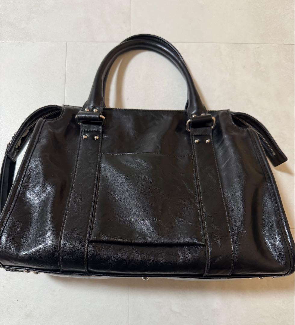 ジーナシス　JEANASIS アンティークフェイクレザーボストン　バッグ