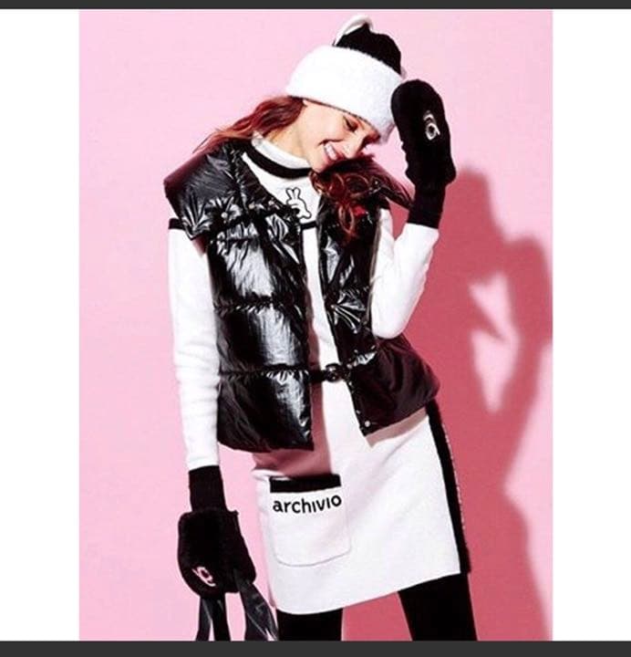 アルチビオ archivio ニット　スカート　セットアップ　ゴルフウェア