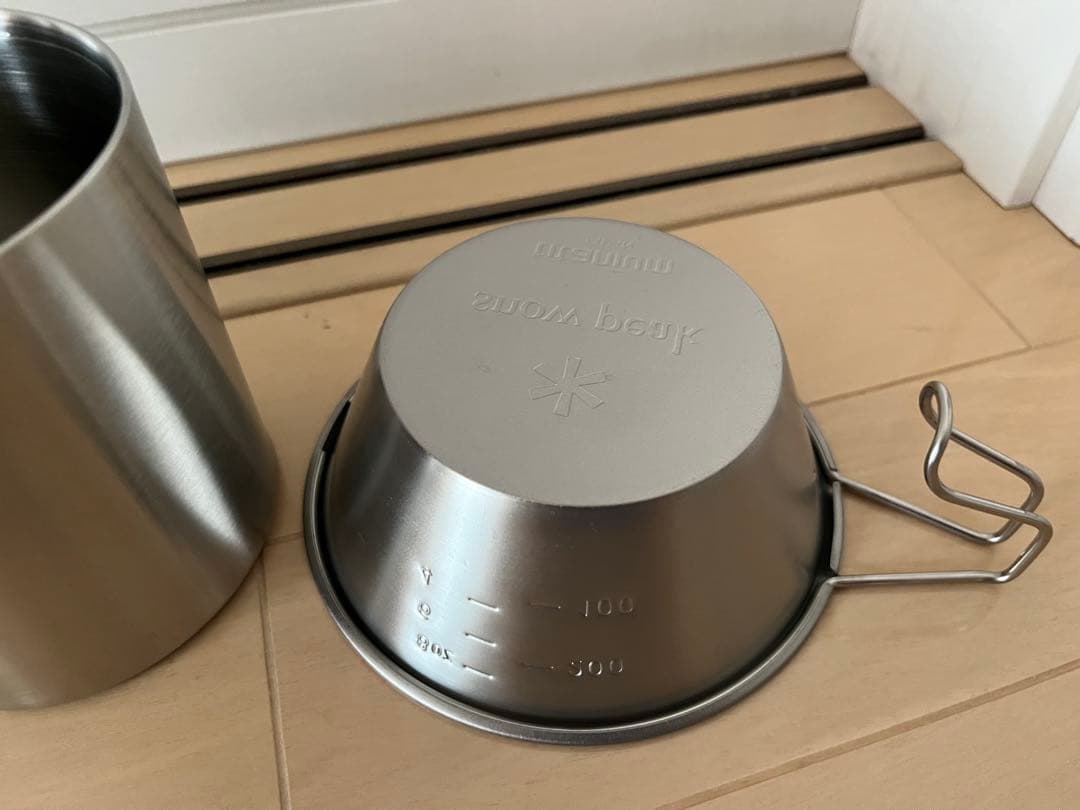 peak スノーピーク　超軽量　ステンレス真空マグ　300 450