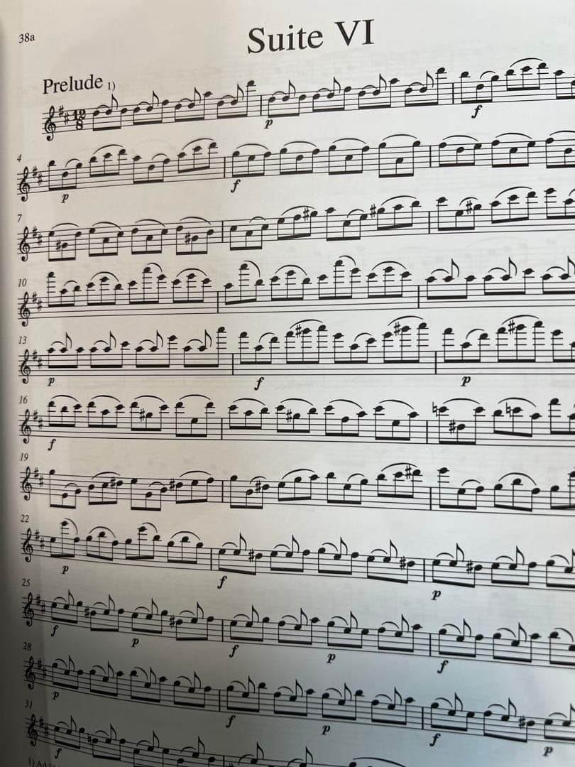 フルートソロ　バッハ　無伴奏チェロ組曲より6つの組曲