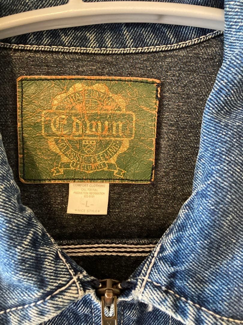 ビンデージEDWIN Lサイズ　刺繍　エンブレム