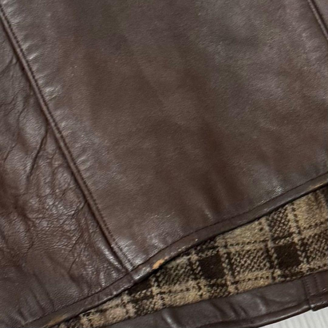 40s〜50s MTVC コルビジェ ジャケット　レザーカーコート