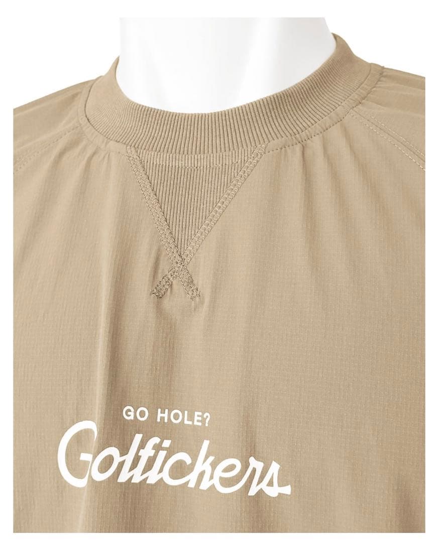 新品未使用　送料無料　ゴルフィッカーズ　プルオーバー　サンドベージュ XL