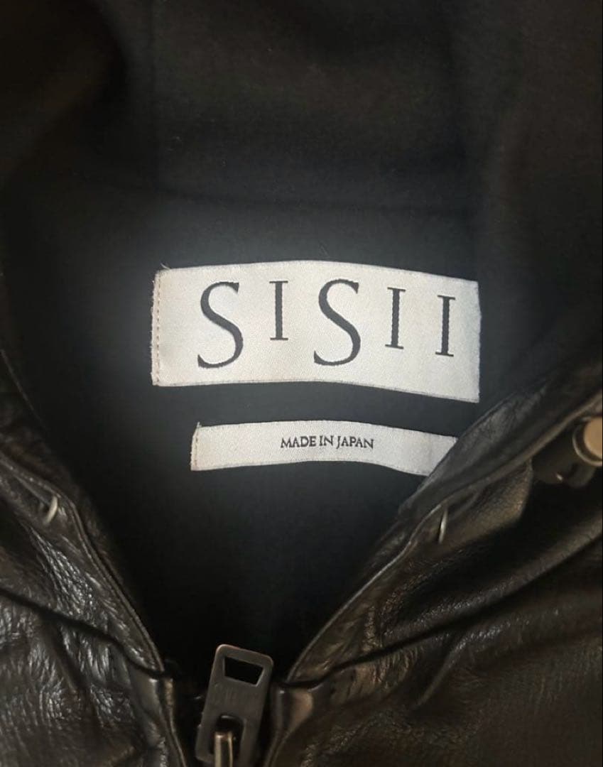 bshop別注 sisii leather hoodie