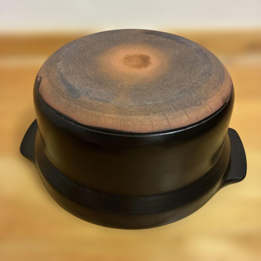 HARIO フタがガラスの 萬古焼 土鍋 ご飯釜 N 3合 GN-200B