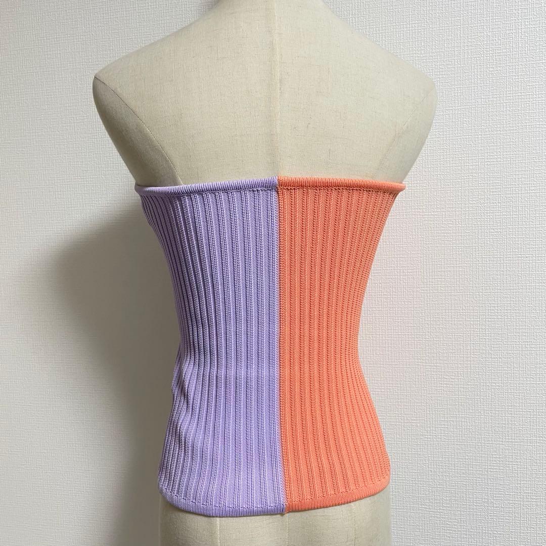 トップス HeRIN.CYE mio yanase wave knit bustier