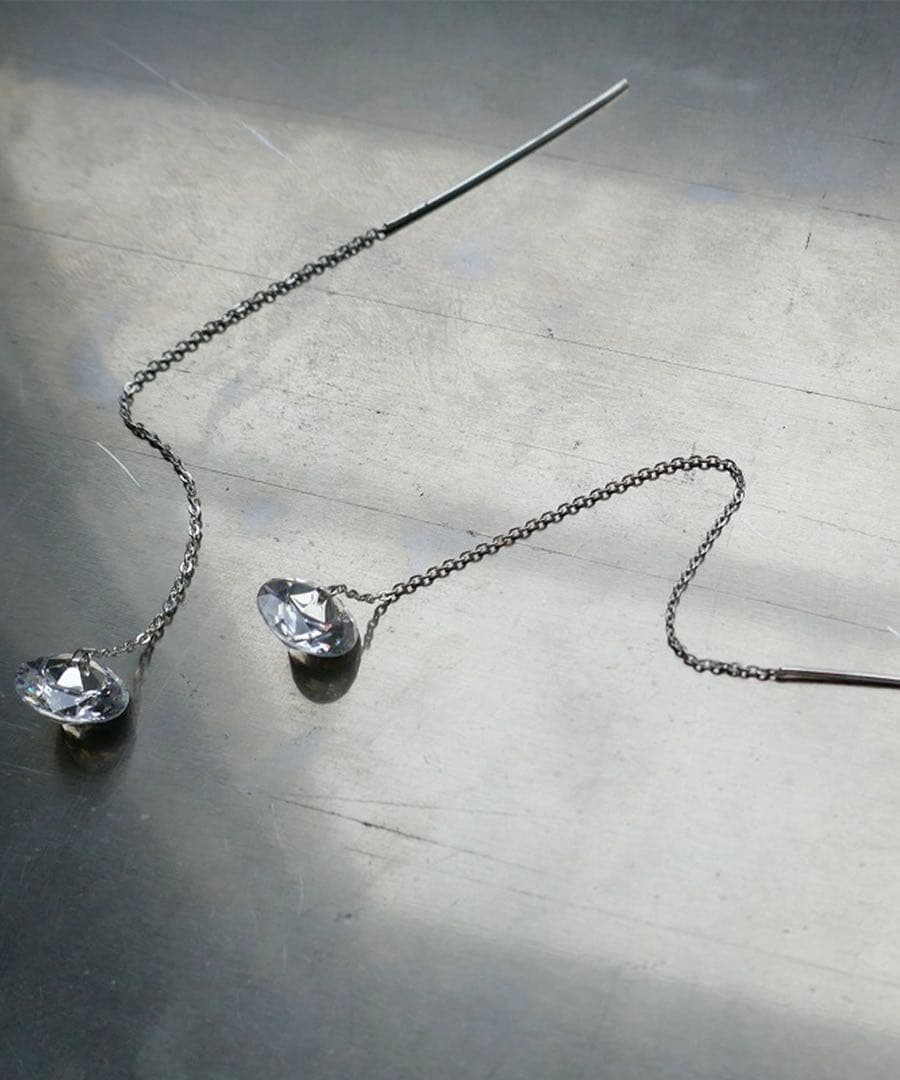 ◆e.m.◆美品！キュービックジルコニアピアス