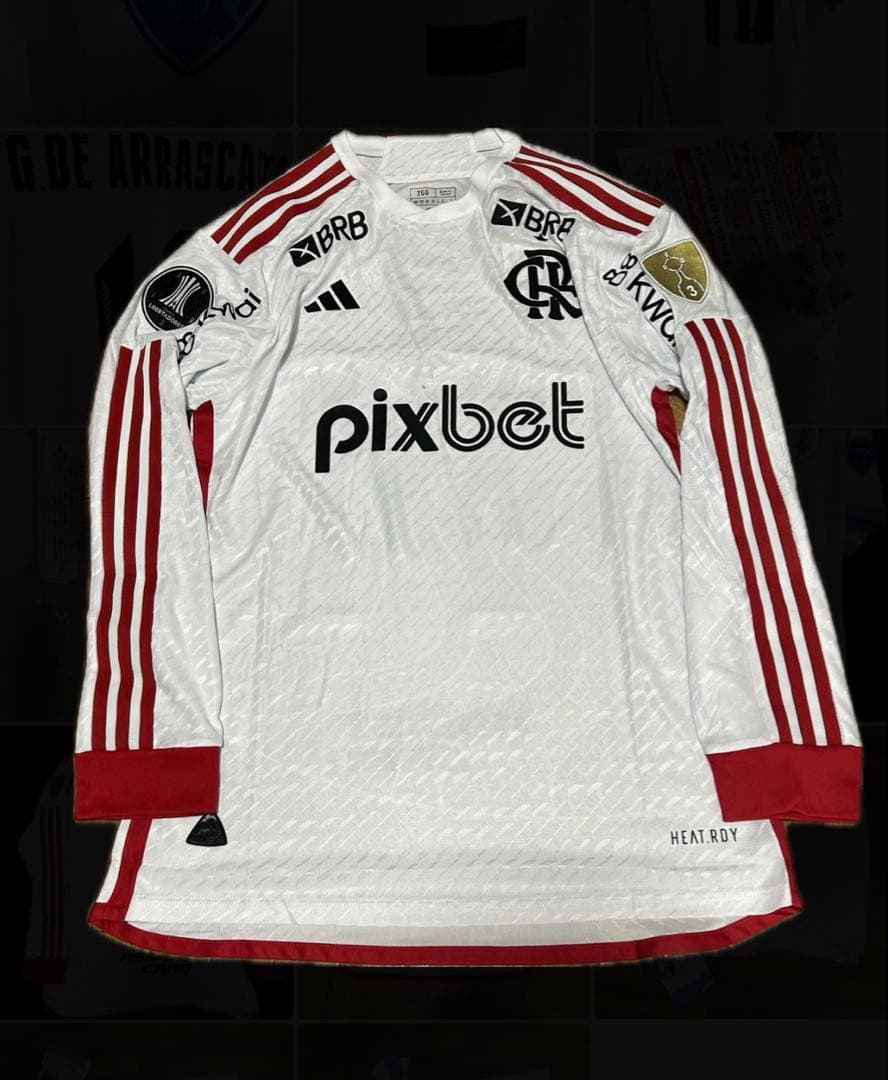 フラメンゴ アウェイ長袖 新品未使用タグ付2XL（2GG）ブラジル ウルグアイ