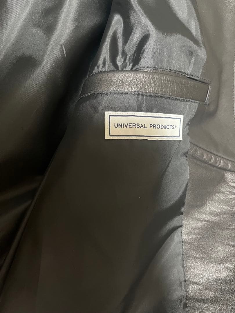 25aw universal products レザーブルゾン L