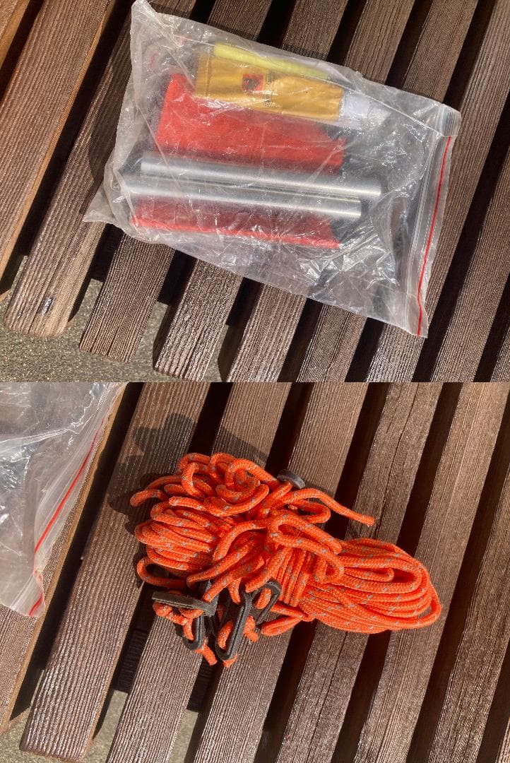 POLAR テント 2 person tent ポーラー 2人用 オレンジ 中古