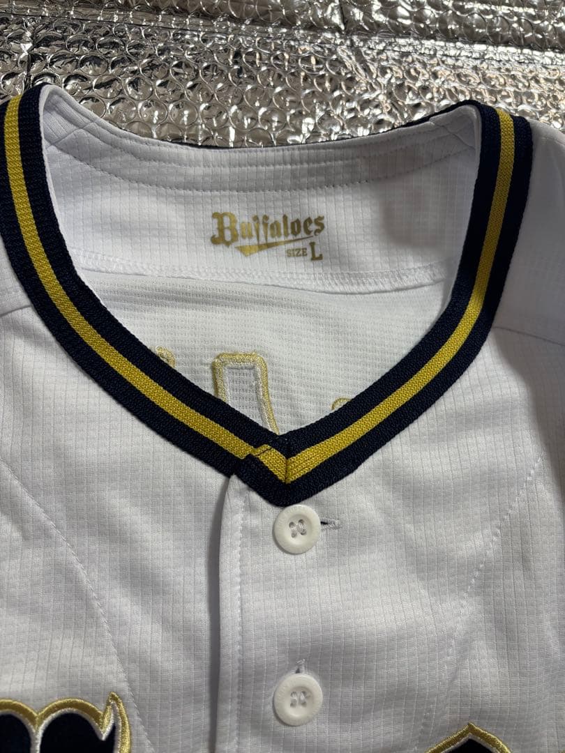 オリックスバファローズ 野口智哉 ニックネームユニフォーム ホシノアイ L