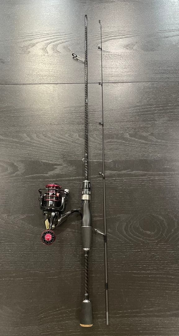 釣りセット・アジング2ピースロッド(198㌢)&スピニングリール・ラインオマケ付