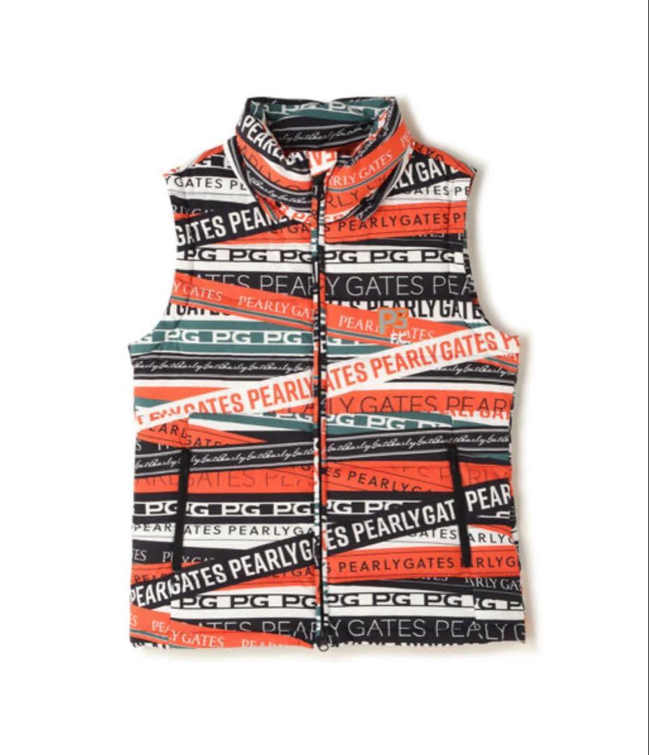 PEARLY GATES ダウンジャケット ロゴリボン柄 2024 サイズ 1