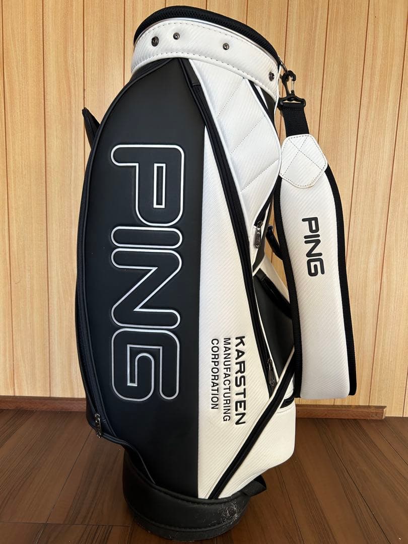 PING ゴルフバッグ ブラック/ホワイト