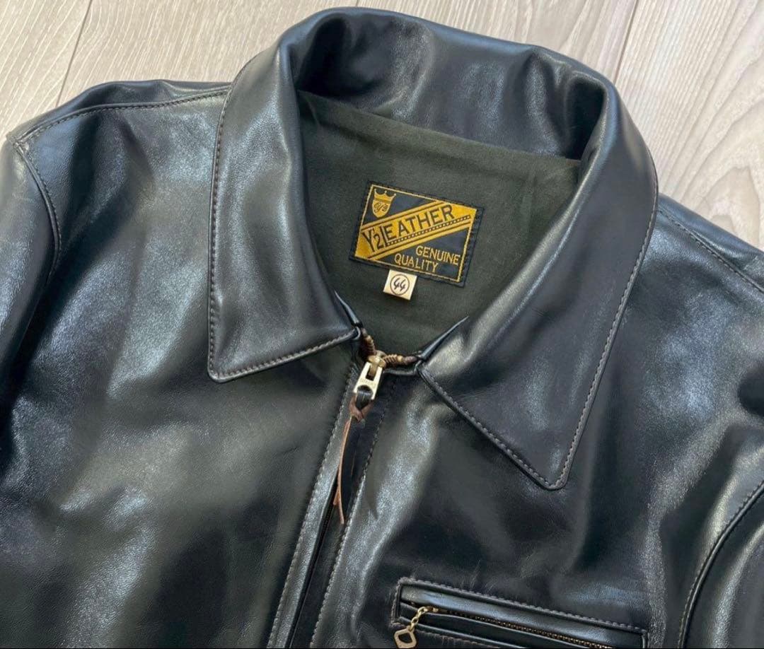 白*熊様 新品　茶芯　馬革　Y'2 LEATHER ホースハイド ワイツーレザー