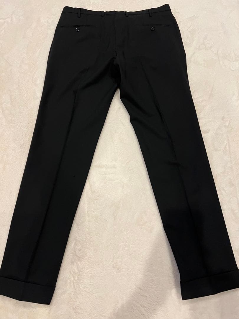 【美品】インコテックス　スラックス　テーパード TECHNO FABRIC Ｌ