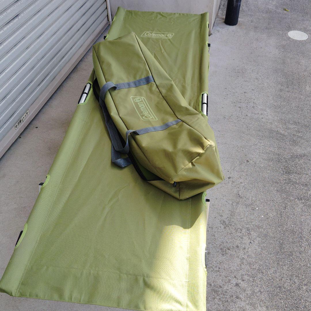 Coleman コット オリーブグリーン 収納バッグ付き　美品