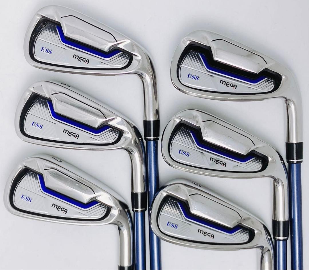 メガゴルフ イージースイング ワンレングス アイアンセット ゴルフクラブ 6本