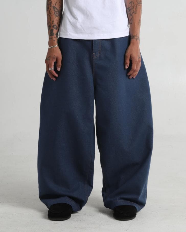 SHAKA WEAR 32 バルーンデニム INDIGO インディゴ