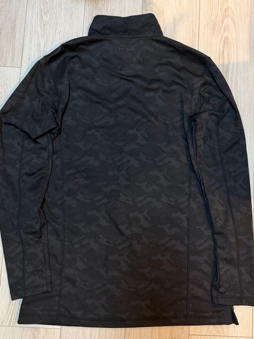 BRIEFING ブリーフィング GOLF カモフラ 迷彩 ハーフジップ M