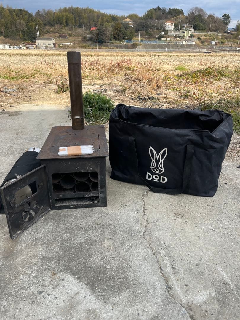 DOD 薪ストーブ 収納バッグ付き　はじめての まきちゃん