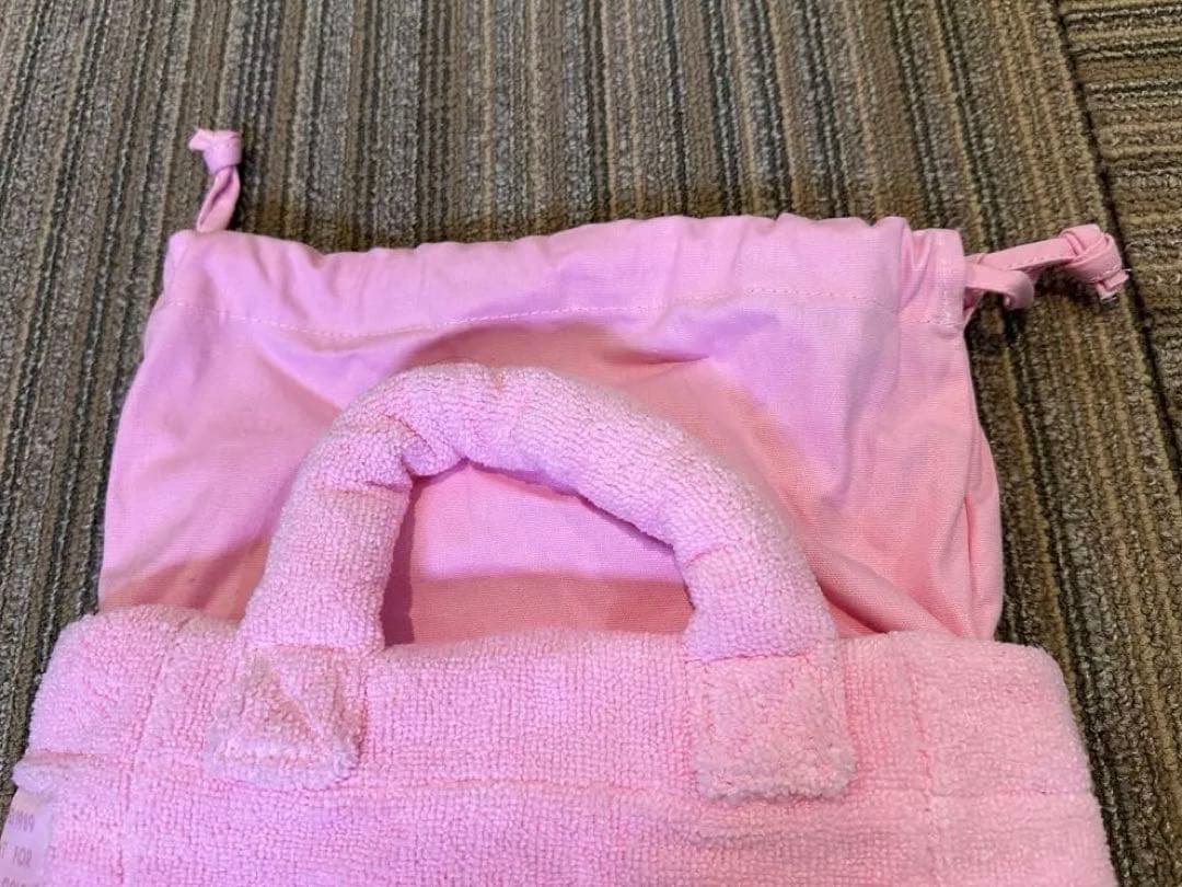 PEARLY GATES ピンクカートバック　パイル生地　パールピンク