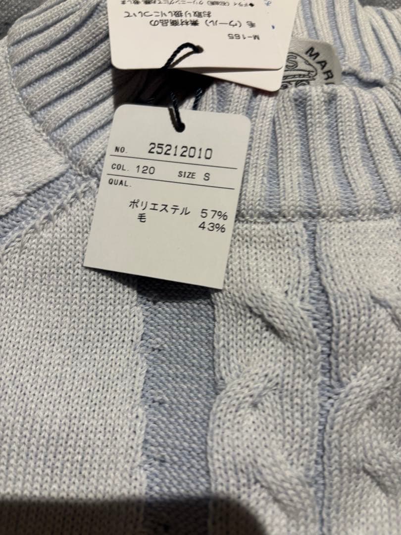 SINA COVA モックネックセーター　ユニセックス　ノベルティバッグ付タグ付