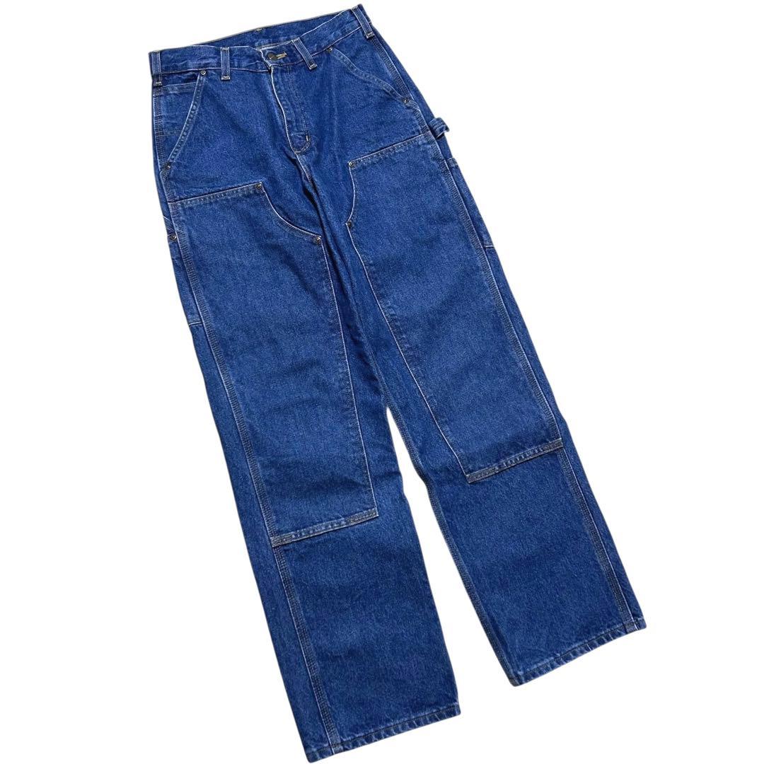 割引済！美品 Carhartt カーハート 刺繍 ダブルニー デニム ペインター