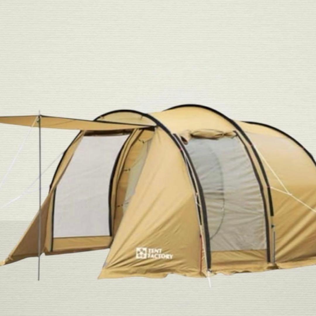 超美品 テントファクトリー 4シーズン トンネル 2ルームテント