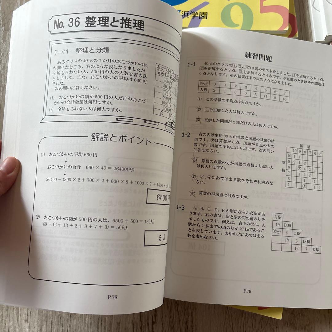 浜学園 小6 算数 演習教材 テーマ教材 まとめ教材 浜ノート テキスト 本