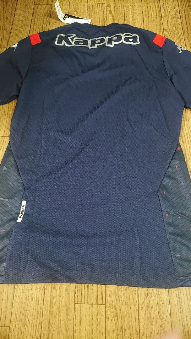新品Kappa ジェノアトレーニングシャツ紺