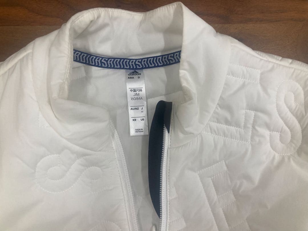 ま*こ様 adidas◆レディース◆軽量！中綿キルティングジャケット◆ホワイト