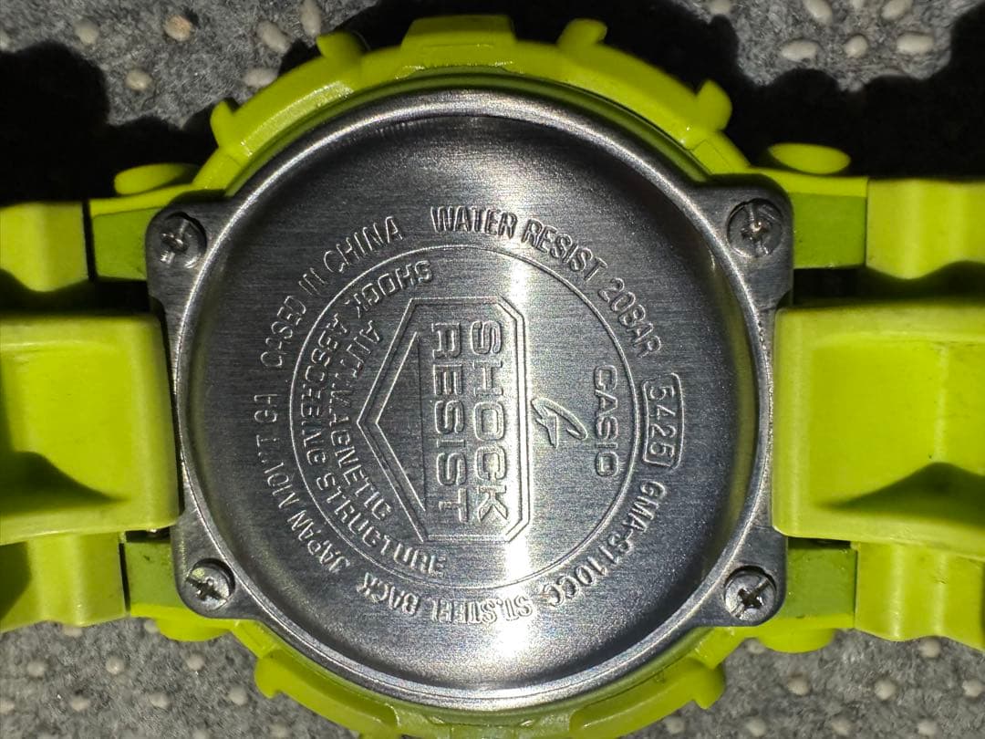 G-SHOCK グリーン ラバーベルト