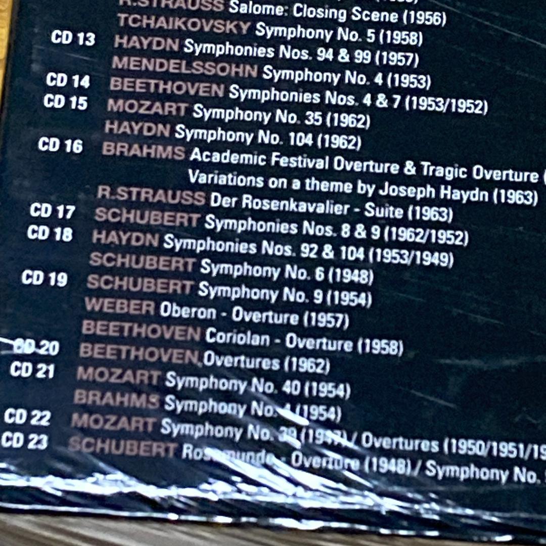 新品未使用　ヨーゼフ・クリップス・エディション　23CD　BOX　【M33】