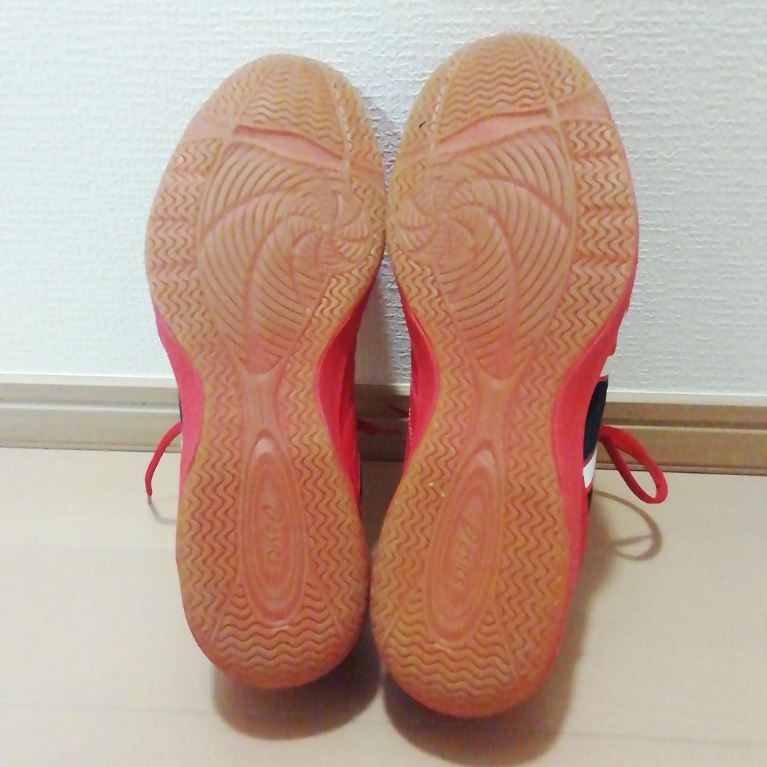 ★ASICS カルチェットフットサルイン室内レッド左27.5右26.5サイズ別★