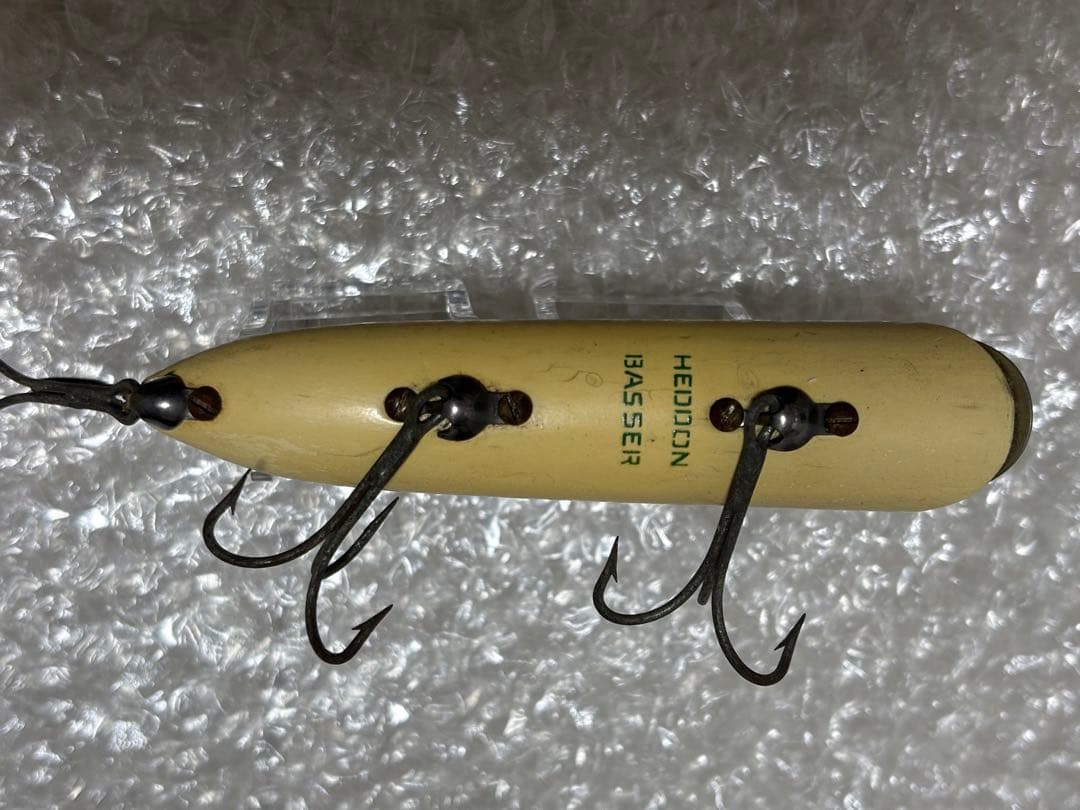 オールドヘドン　バサー 金目　1950年代　レア配色　HEDDON BASSER