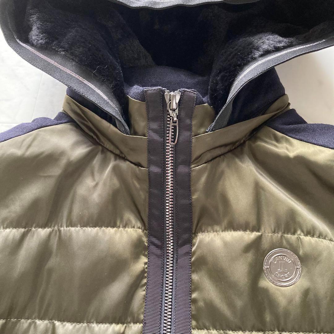 定価64900円【新品】レディース36ランバンスポール フルジップ中綿ベスト黒