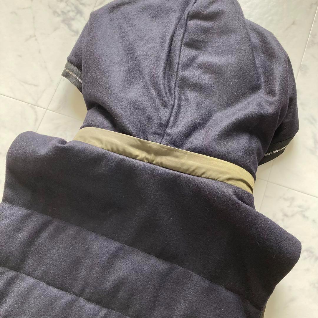 定価64900円【新品】レディース36ランバンスポール フルジップ中綿ベスト黒