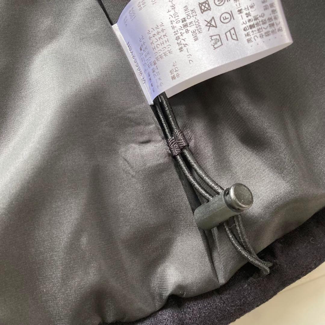 定価64900円【新品】レディース36ランバンスポール フルジップ中綿ベスト黒