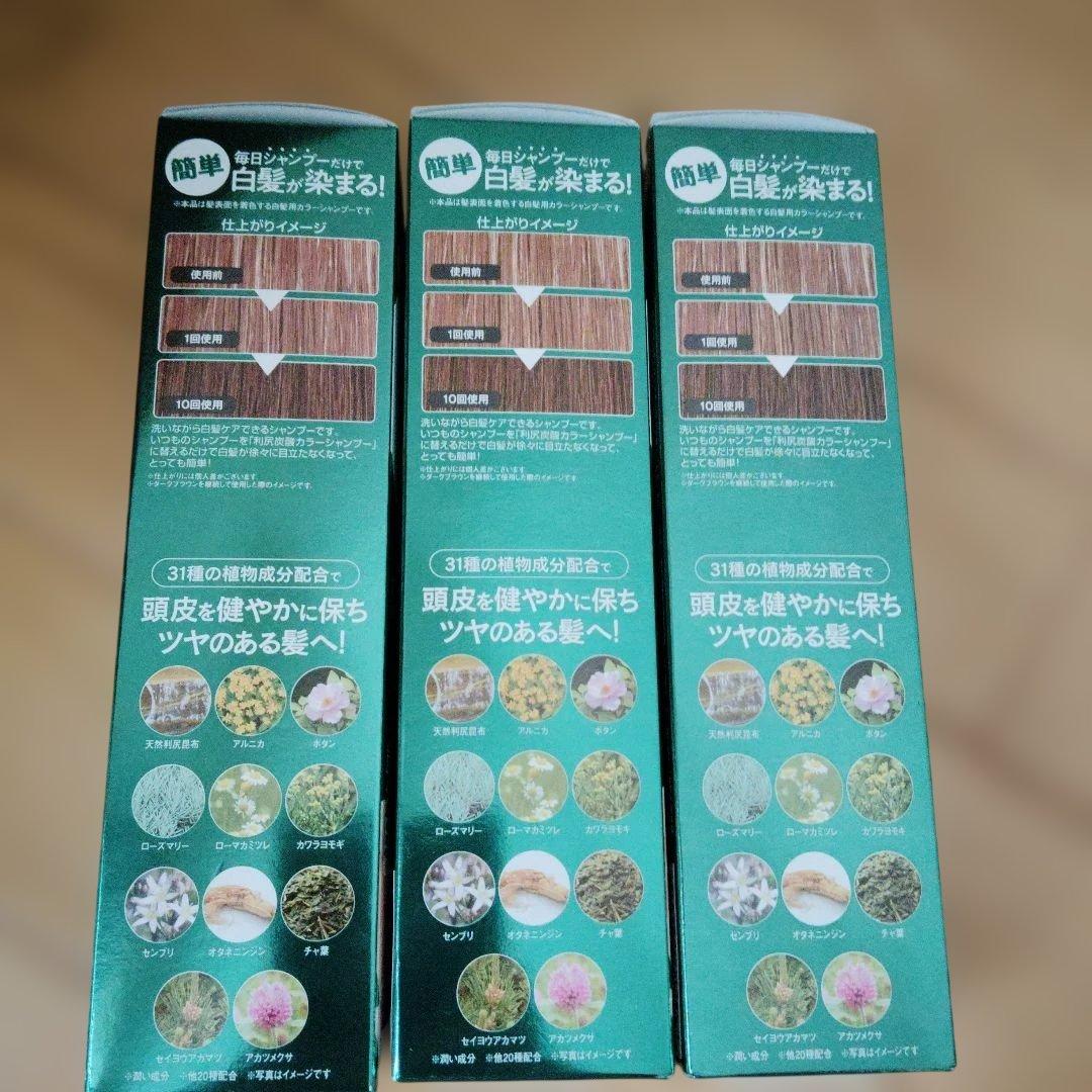 利尻炭酸カラーシャンプー ダークブラウン　新品