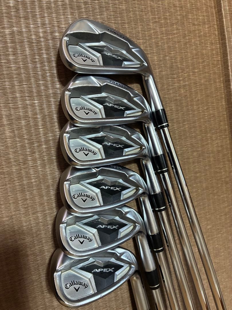 Callaway Apex フォージドアイアンセット　Sシャフト2019年