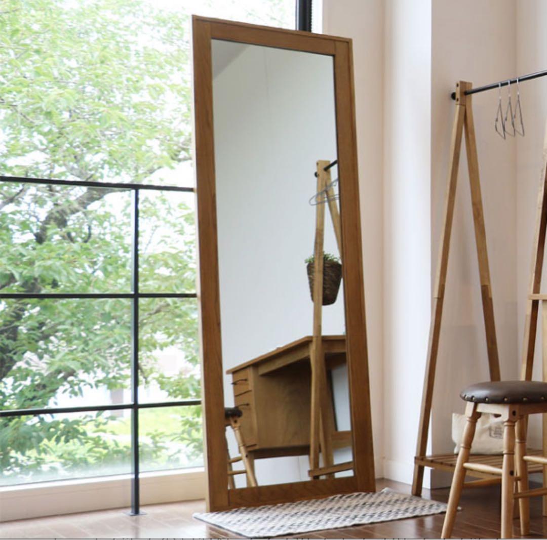 Rasic　スタンドミラー　ナチュラル