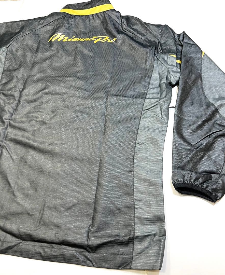 【ミズノプロ】ウィンドブレーカージャケット ブラック XO 12JE1W71