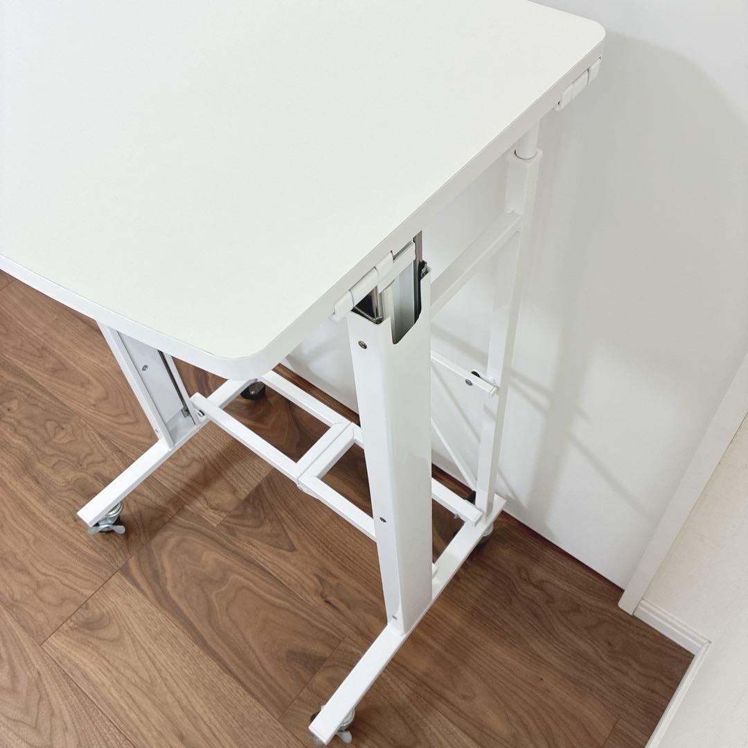 E-WIN スタンディングデスク 昇降デスク 折りたたみテーブル SD58-WH