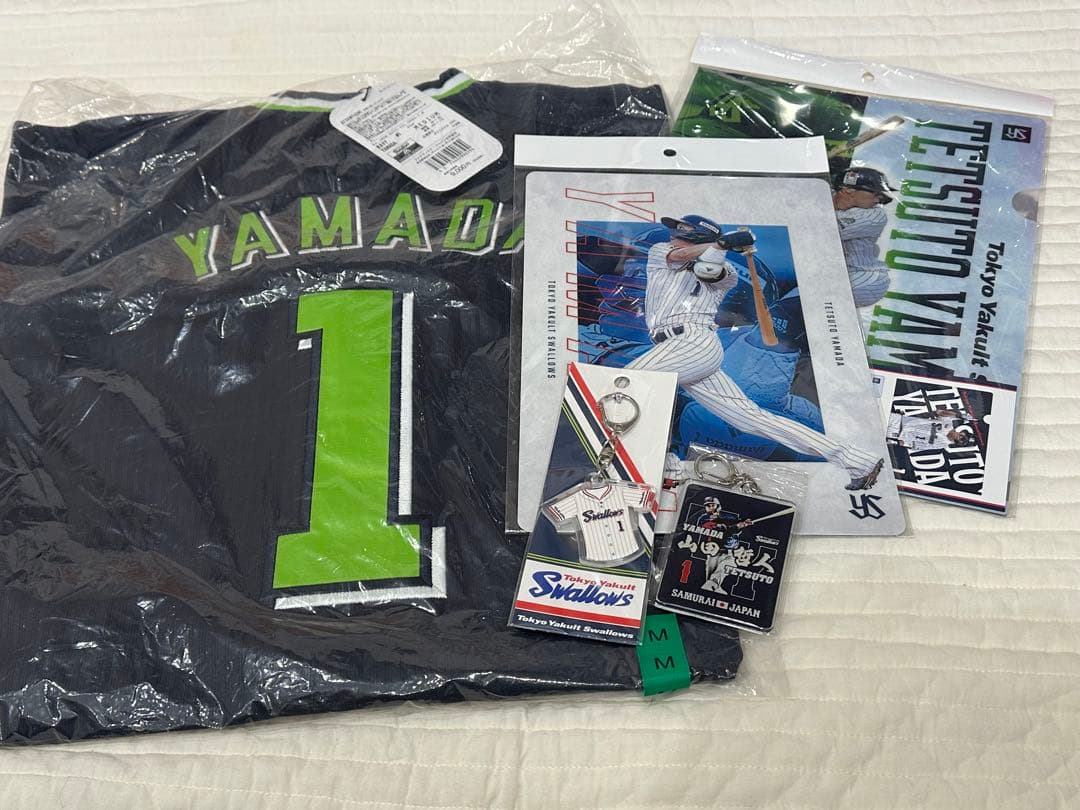 東京ヤクルトスワローズ　山田哲人　ビジター　ユニフォーム M
