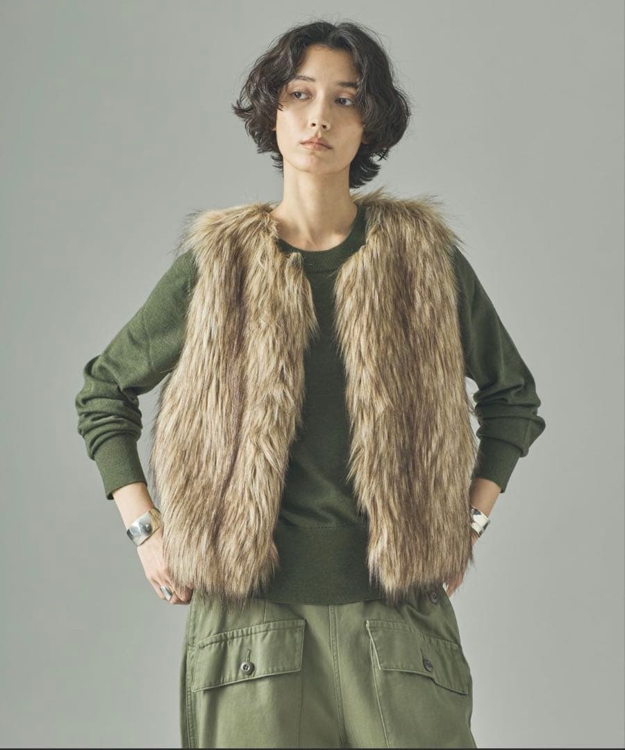 Curensology シャギーファーベスト