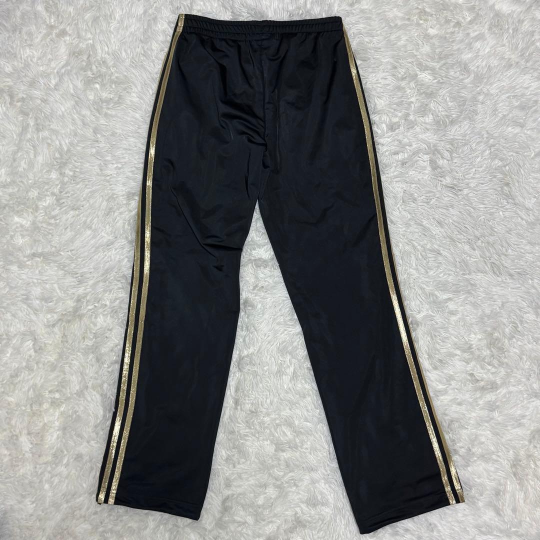 adidas アディダス セットアップ トラックジャケット パンツ 黒金 L